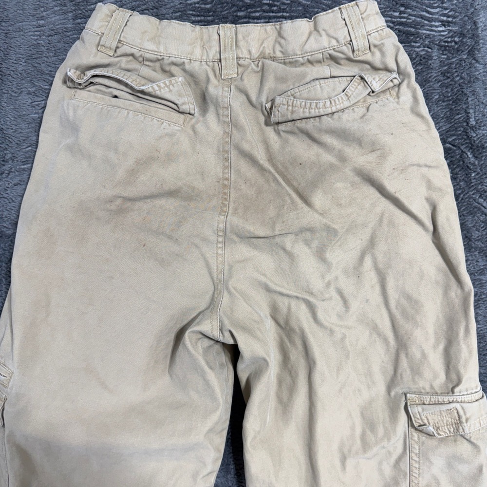 Faded Glory Cargo Pants‎ Boys 14 Barley Tan Fleece Lined - Picture 11 of 12